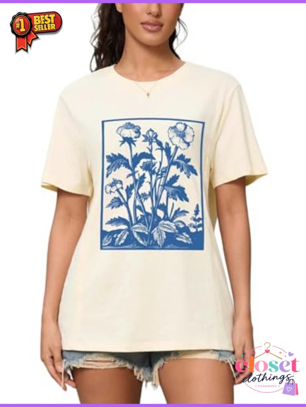 Nursing T-Shirt for Women 100% Cotton Zip Breastfeeding Top Short Sleeve